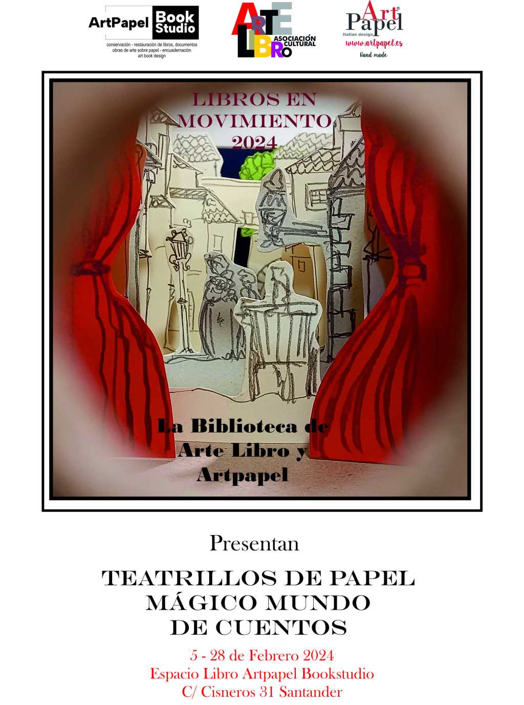 Libros en Movimiento 2024“Teatrillos de papel. Mágico mundo de cuentos”Febrero –&nbsp;Noviembre